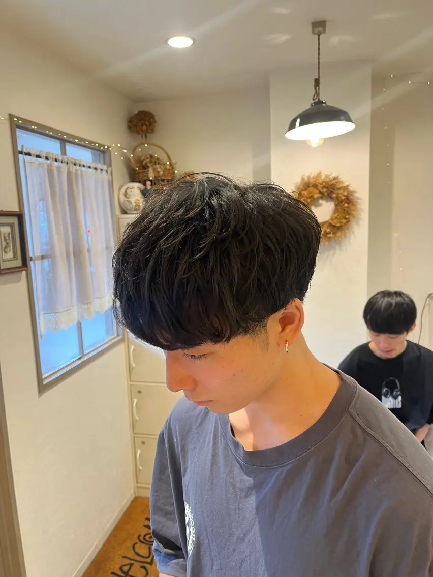 ショート パーマ メンズ パーマ🌀縮毛✨ 🐏丸山祐宇🐏のヘアスタイル
