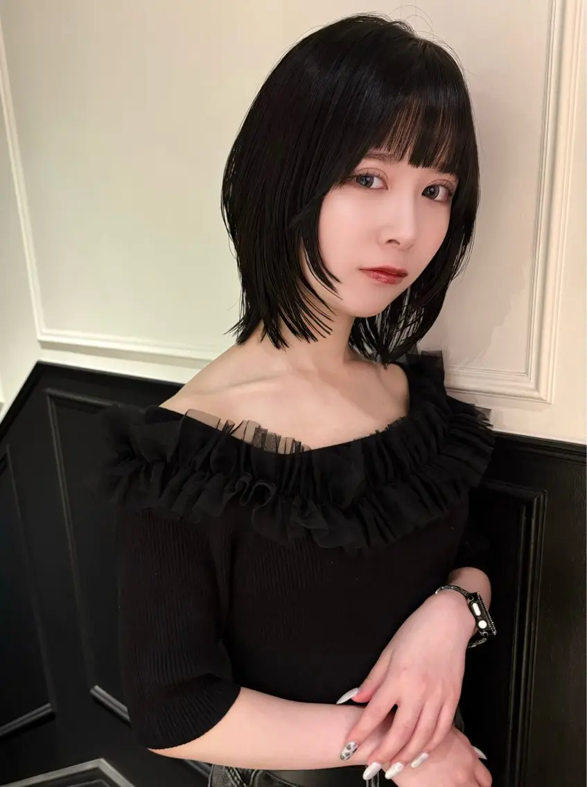 【人気NO1💎】【圧倒的透明感&艶】骨格補正カット+髪質改善艶カラー+5stepTRの写真