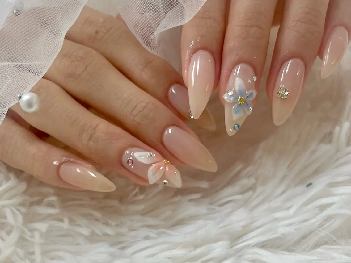ネイル ハンドネイル ハンドケア ribbonnail miuのネイルデザイン