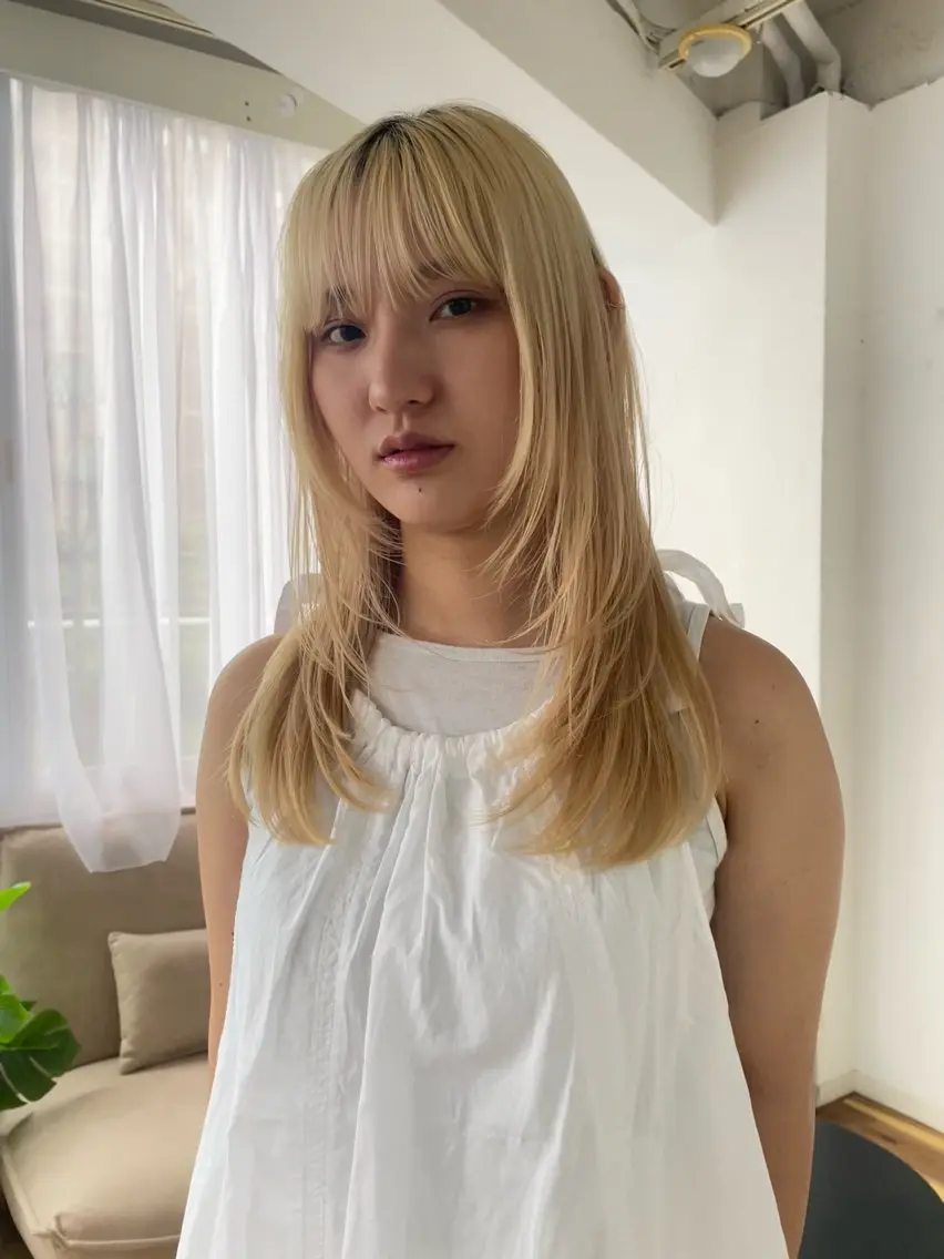 ミディアム メンズ清潔感のプロ 💈メンズパーマ藤田のヘアスタイル