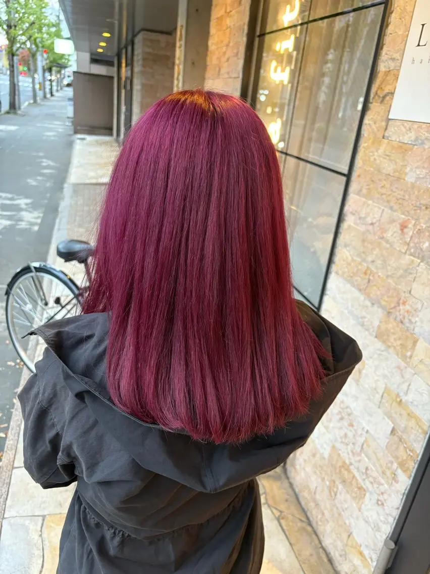 セミロング カット ヘアカラー 🌈鈴木 泰地🌈のヘアスタイル