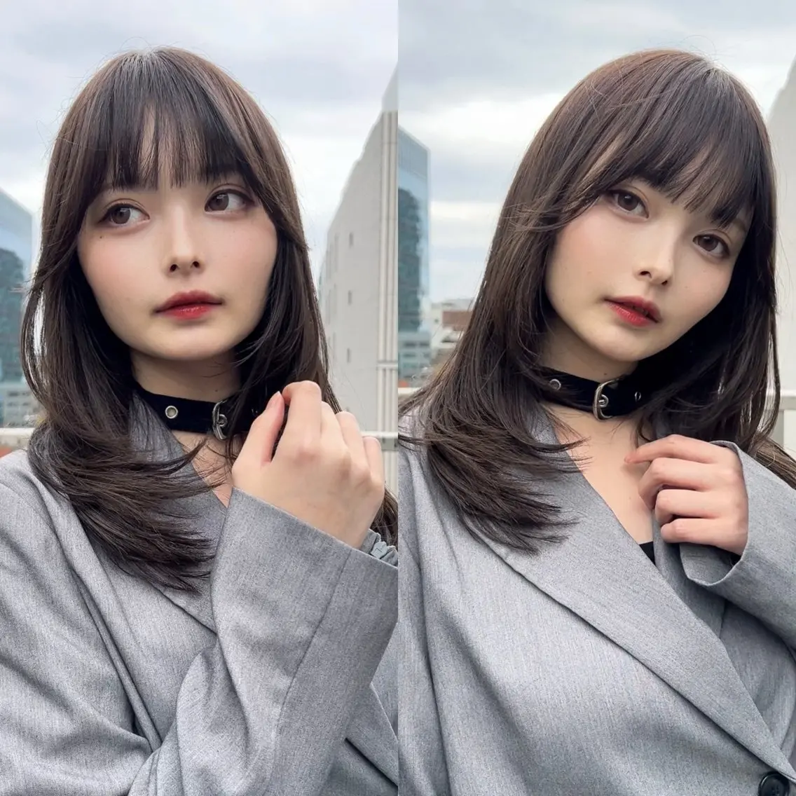 ロング カット ヘアカラー トリートメント 💎レイヤーカット× 髪質改善💎後藤陸のヘアスタイル