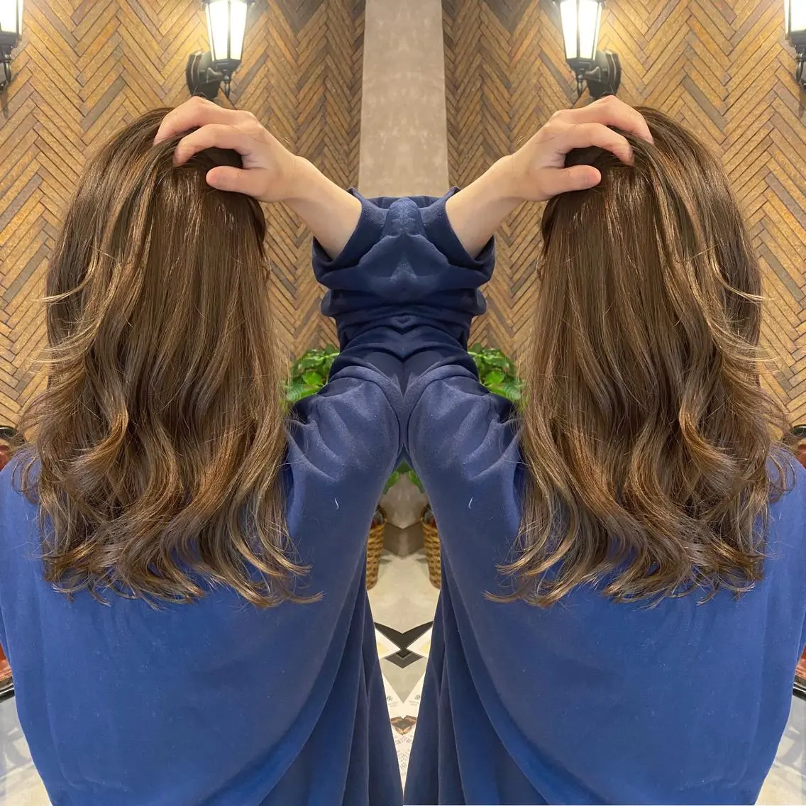 ロング カラー tocca 💜石田愛結💜のヘアスタイル