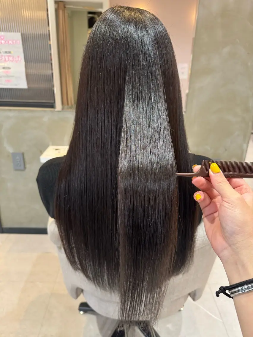 ロング 髪質改善 トリートメント カット トリートメント 🌼縮毛矯正🌼 中野有騎🦕のヘアスタイル