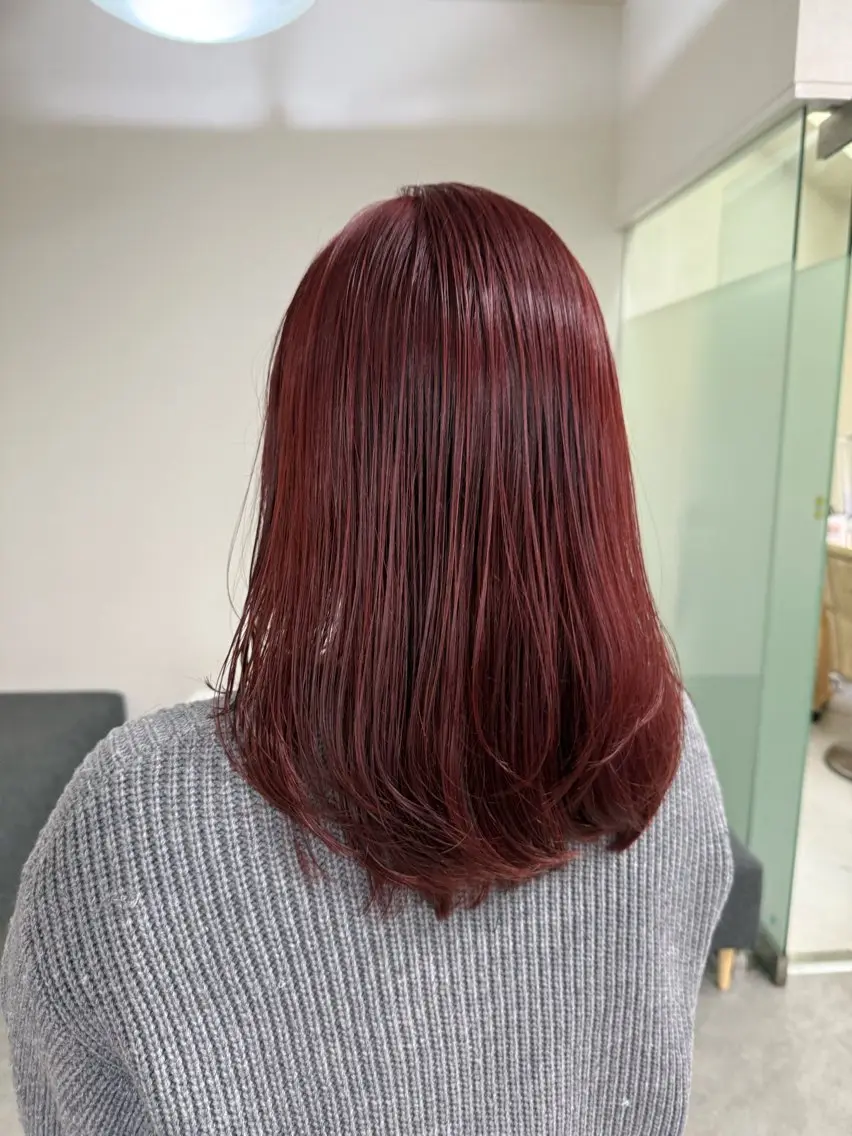 ロング Himena🎀 ハイトーン/デザインのヘアスタイル