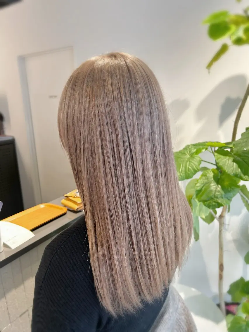 ロング ヘアカラー 💎韓国カラー Giness坂下巧のヘアスタイル