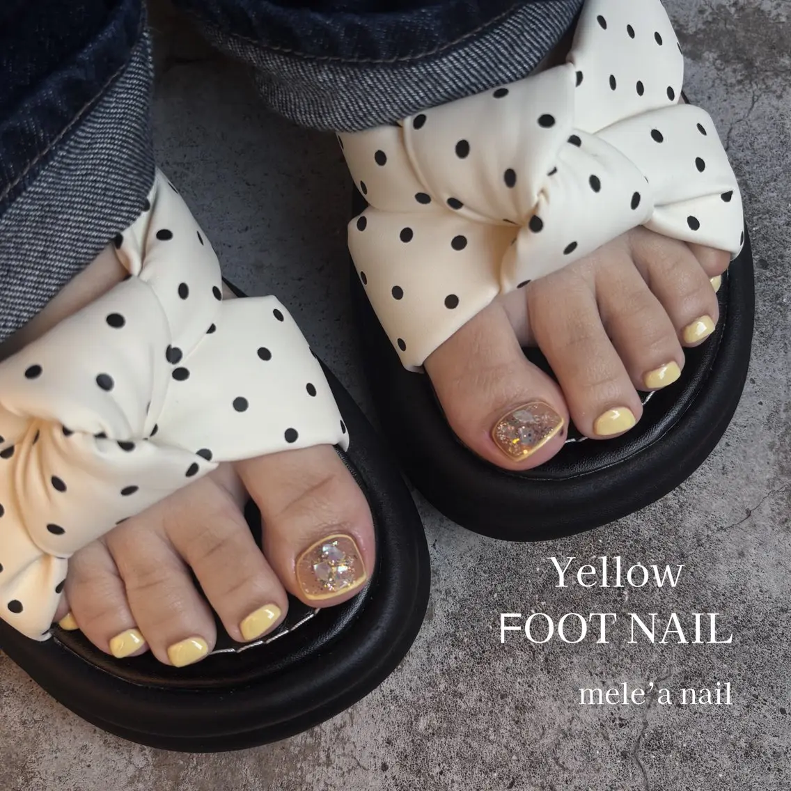 ネイル フットネイル Mika meléa nailのネイルデザイン