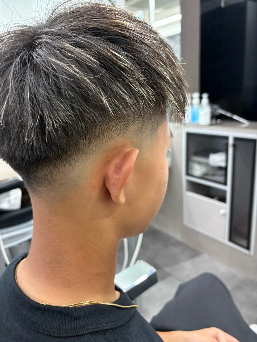 ショート メンズ カット パーマ 本間 颯太のヘアスタイル
