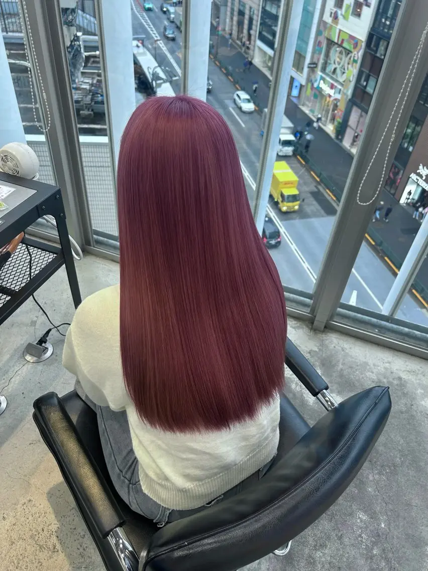 ロング カラー ヘアアレンジ ヘアカラー 🎀ブリーチ×艶髪 🎀 ♡さや♡のヘアスタイル