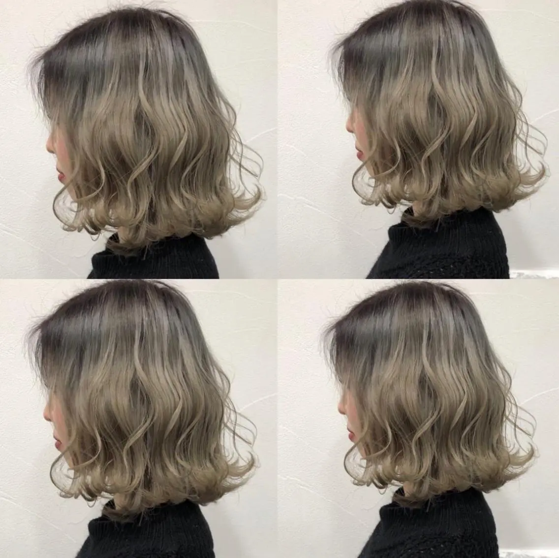 ショート カラー ヘアアレンジ ブロンド ダークシルバー シルバー ホワイトブロンド メンズスタイル ly本厚木のヘアスタイル