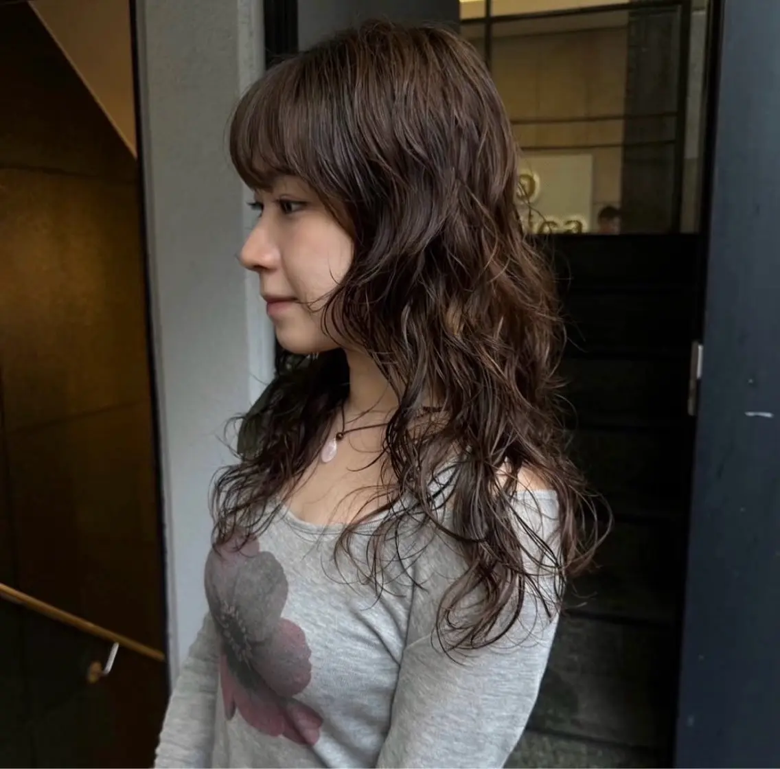 ロング パーマ くるくるパーマ🧹 miyukiのヘアスタイル