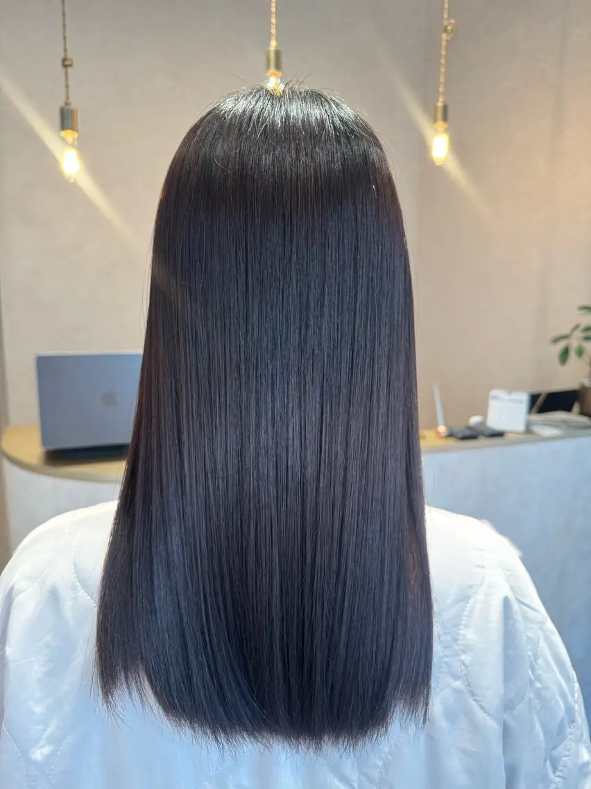 セミロング 髪質改善ヘアエステ miyuのヘアスタイル