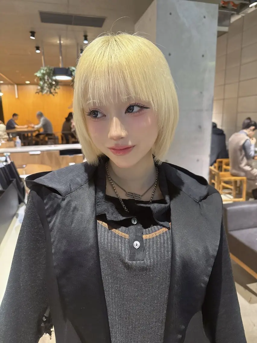 ショート カラー ショートボブ ブリーチ ケアブリーチ 透明感カラー ハイトーンカラー カット ヘアカラー 💎透明感カラー特化 💎TAISEIのヘアスタイル