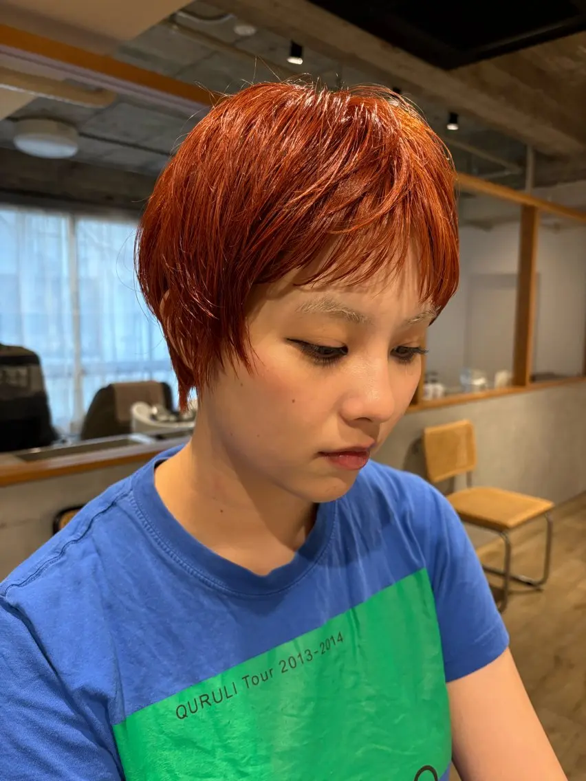 ショート カット ヘアカラー トリートメント ai ㅤのヘアスタイル