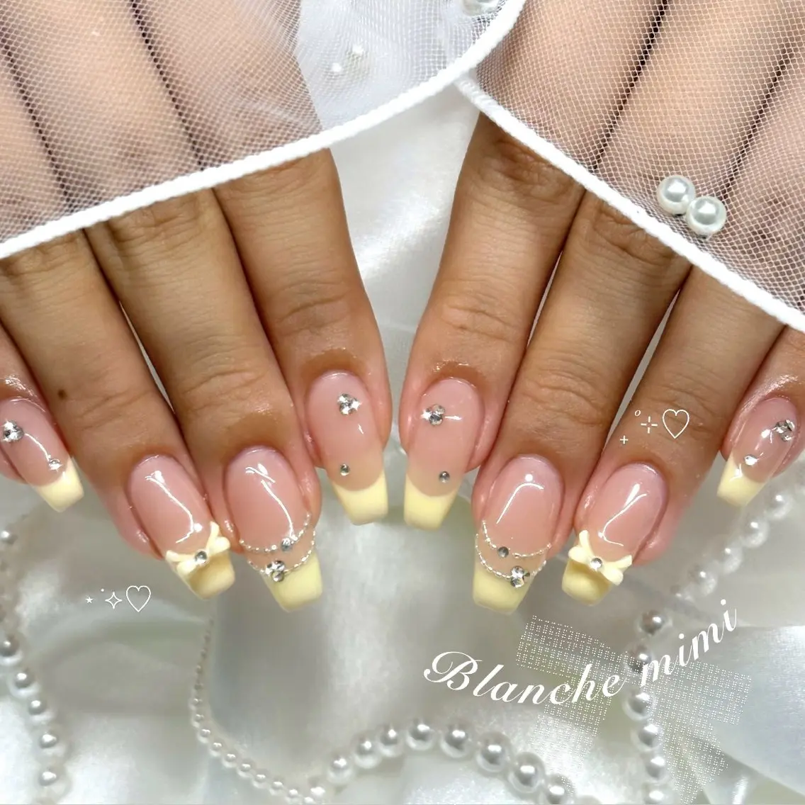 ネイル ハンドネイル Blanche mimi.u_aのネイルデザイン