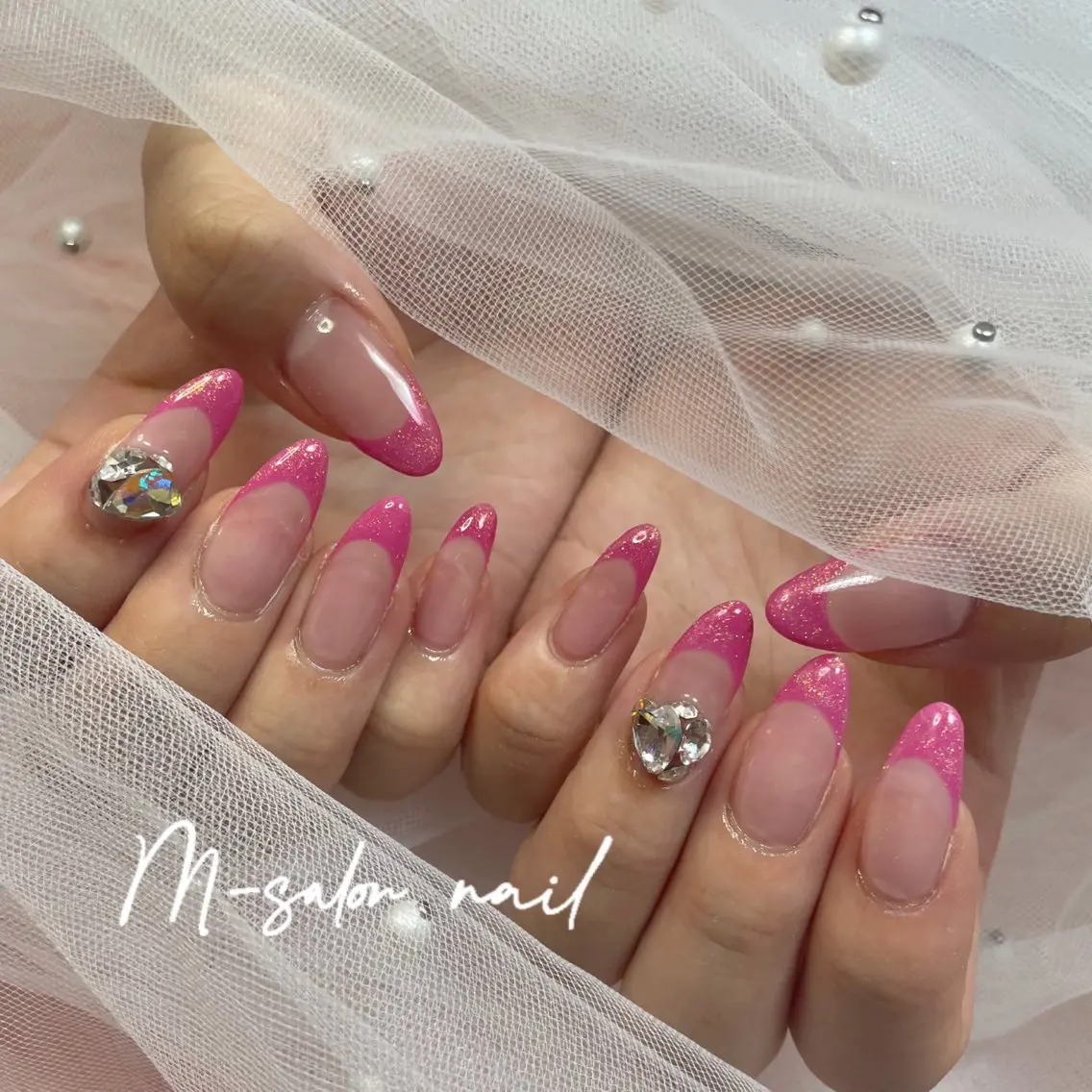 ネイル ハンドネイル 韓国/網紅/パーツ M-salonのネイルデザイン