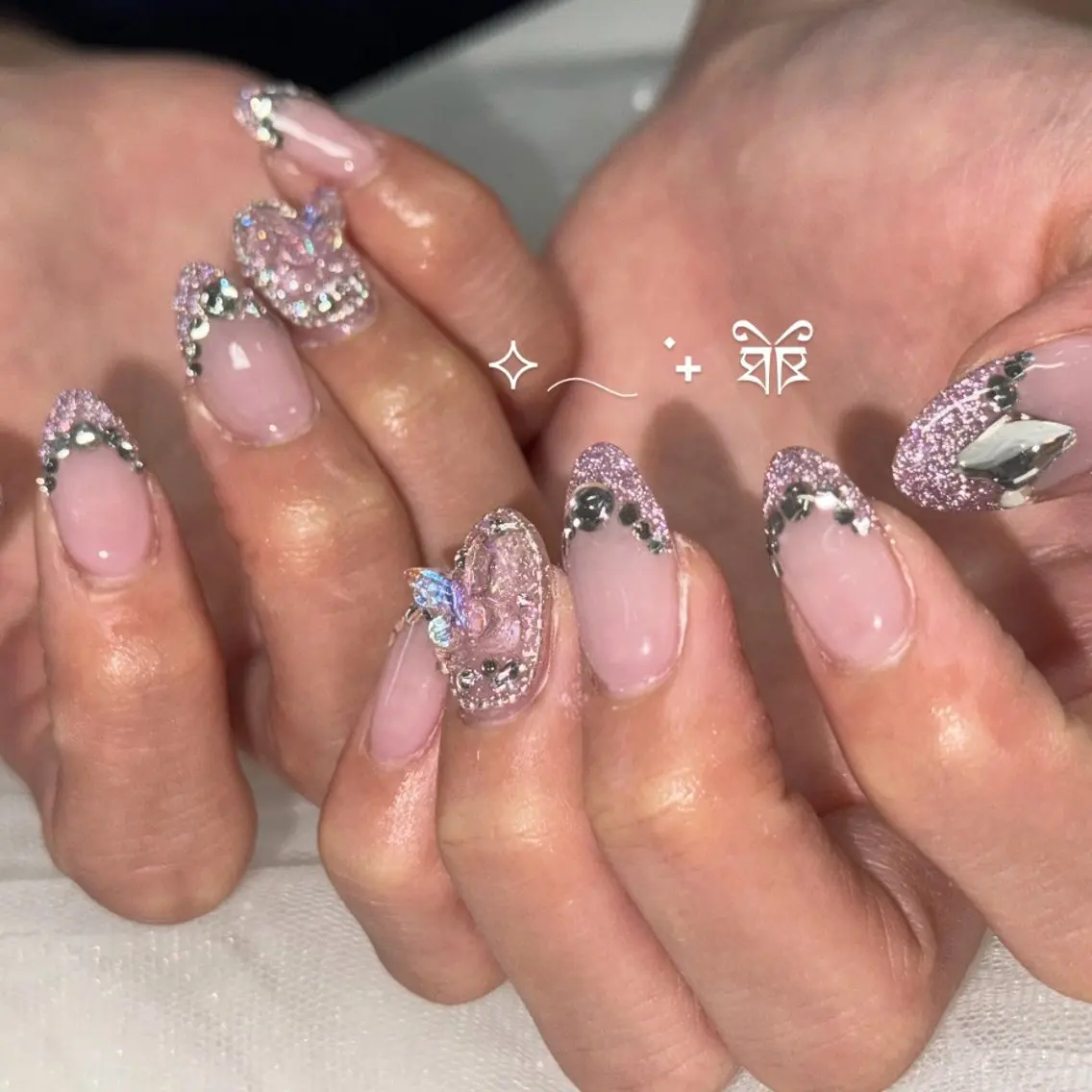 ネイル フラッシュネイル ハンドネイル WOLTOKYO渋谷 yunaのネイルデザイン