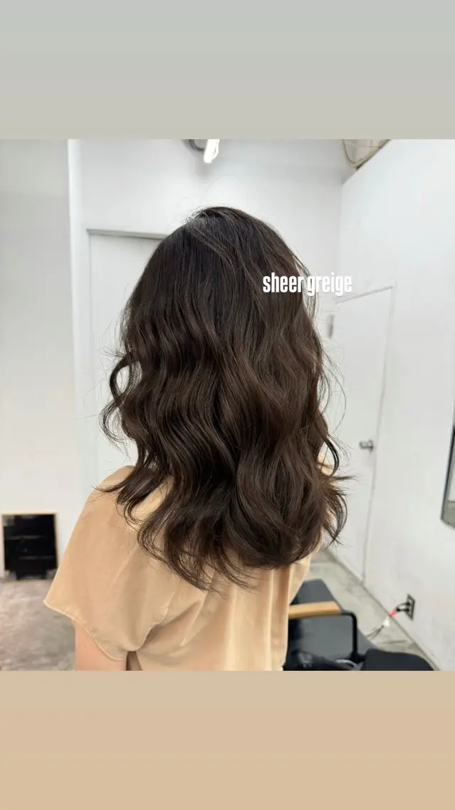 セミロング ヘアカラー Elme/ ワンカラー大募集💞のヘアスタイル