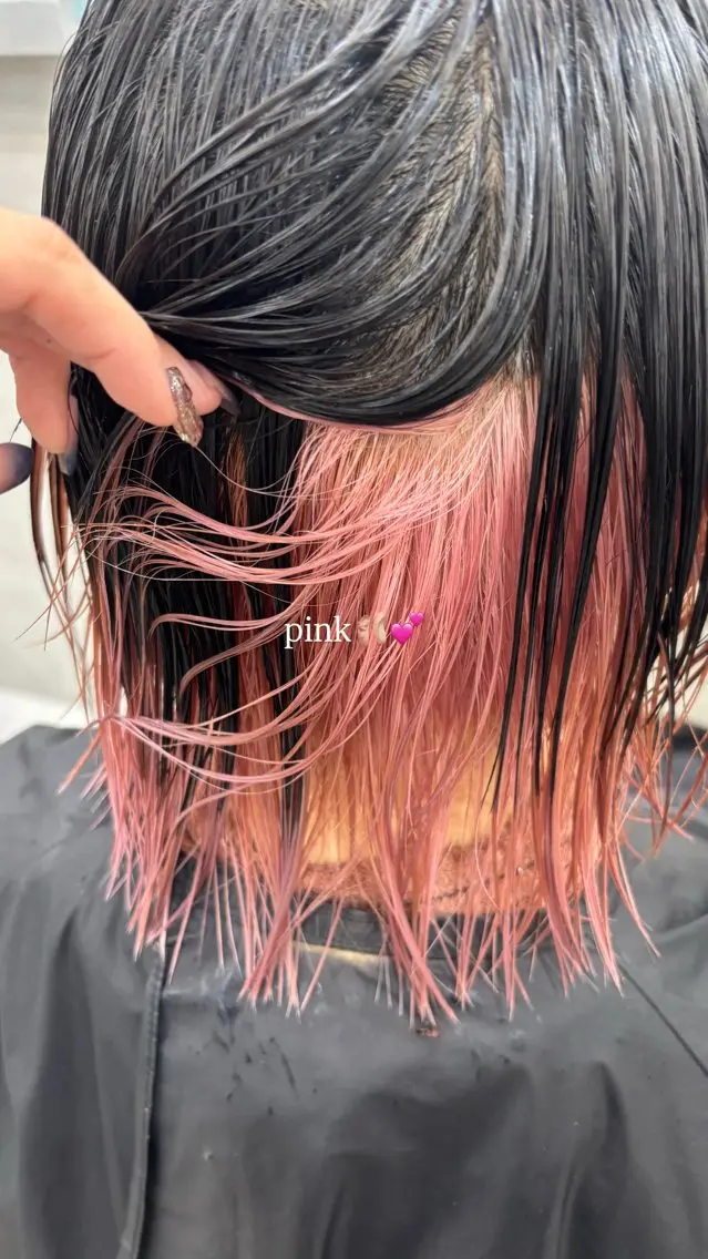 カラー ヘアカラー カット￥1100 🎀Yuri︎のヘアスタイル