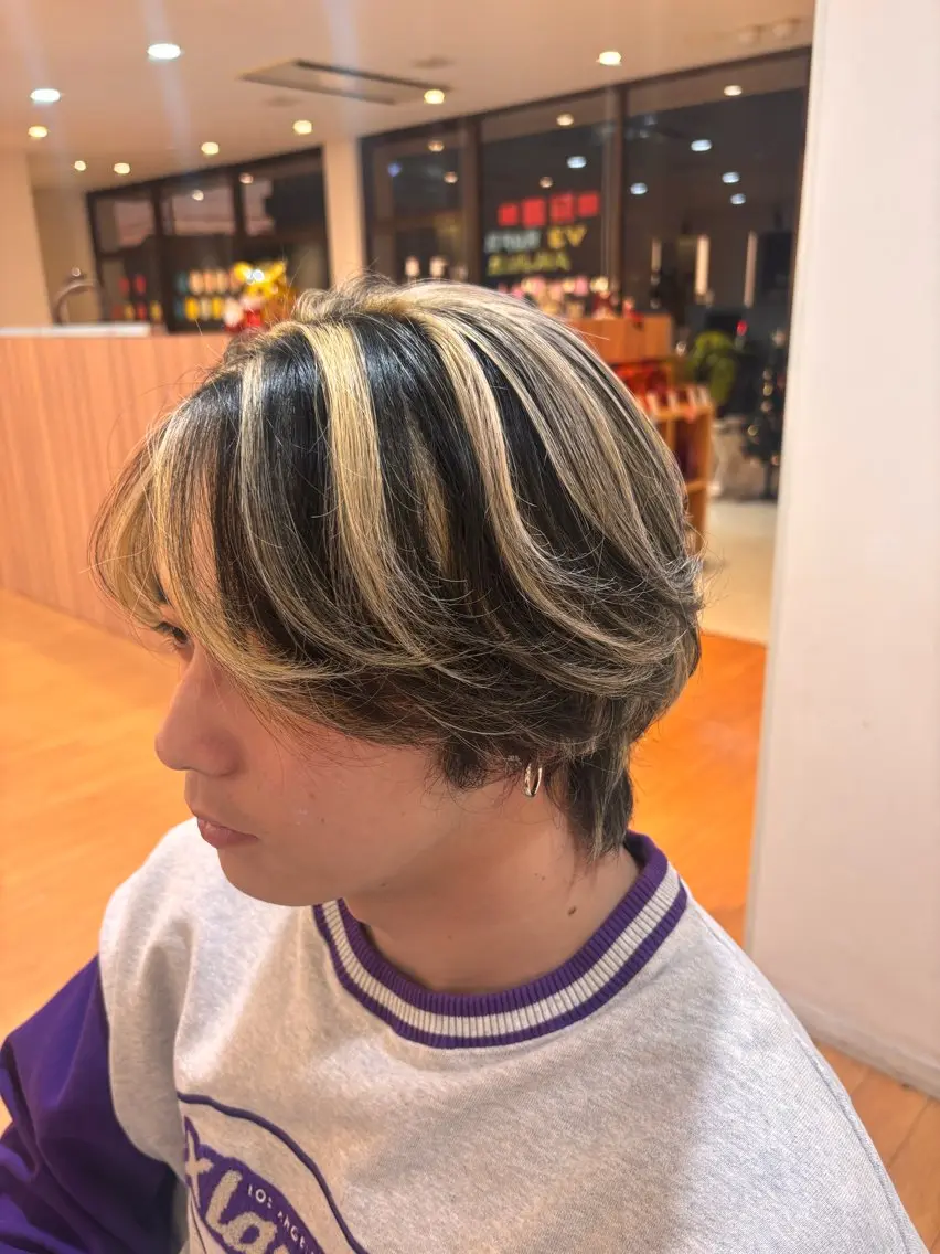 メンズ 岡 愛梨のヘアスタイル