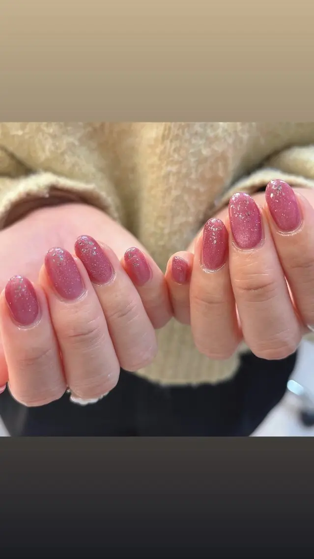 ネイル フラッシュネイル フラッシュマグ マグネットネイル ピンク ハンドネイル nails 🎀meのネイルデザイン