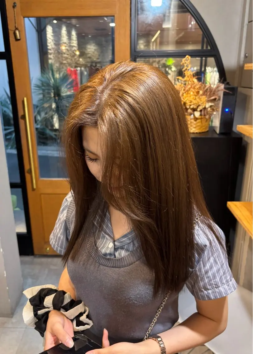 ロング カラー ヘアカラー 【ioe 元町】 🎀希 歩🎀のヘアスタイル