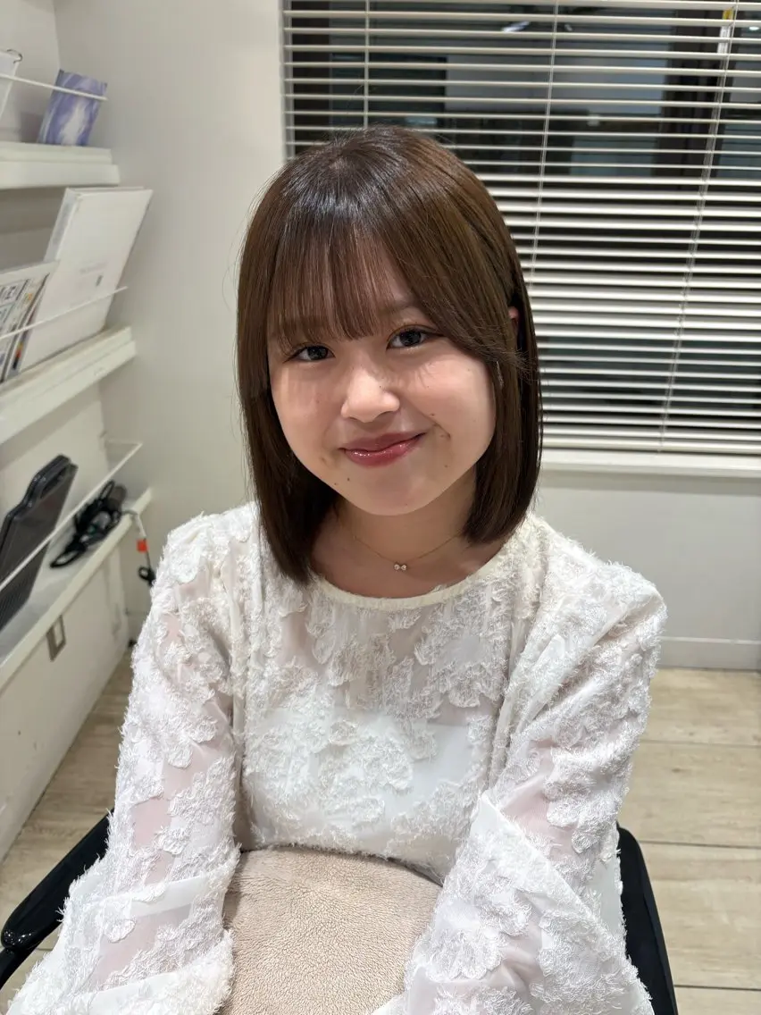 ショート カラー ボブ カット トリートメント nozomi ‎‎🤍のヘアスタイル