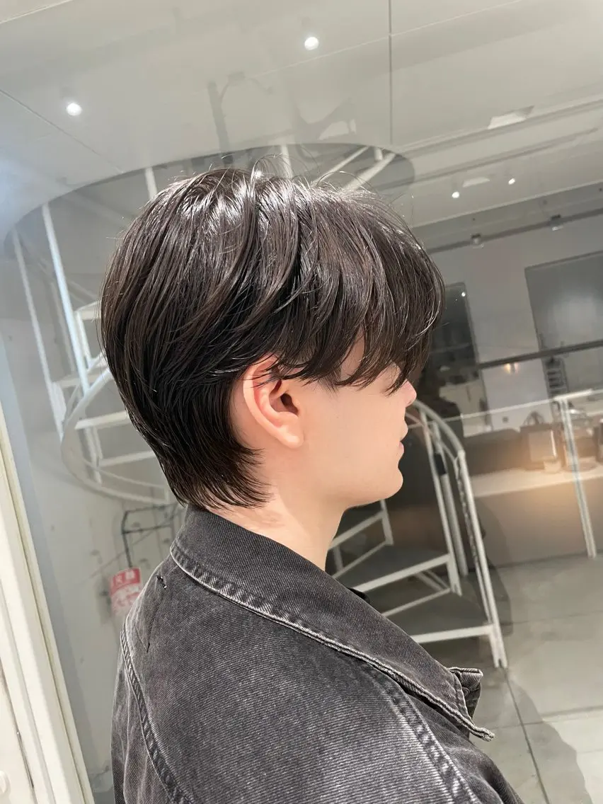 ショート パーマ メンズ ブリ—チ🎨パ—マ 🌿表参道ちえ🌿のヘアスタイル