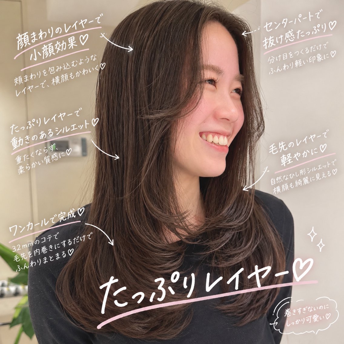 ロング カット トリートメント 切りっぱなしボブ ×艶髪runa🤍のヘアスタイル