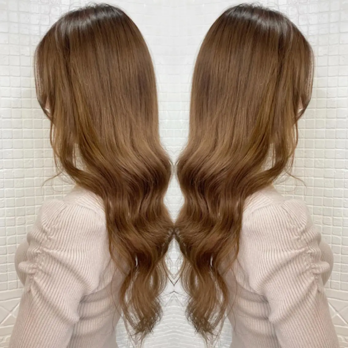 ロング エクステ ANKH CROSS 🦋mako🦋のヘアスタイル