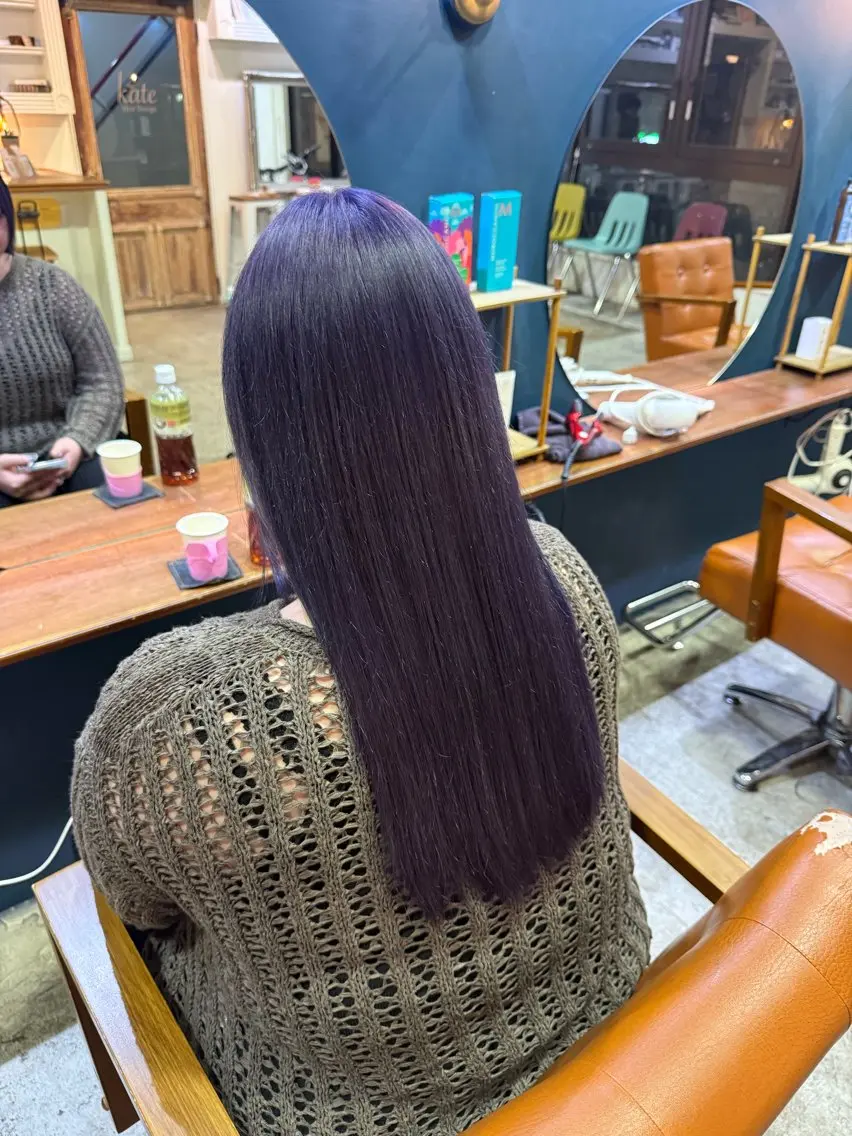 ロング カラー 佐々木 里紗のヘアスタイル