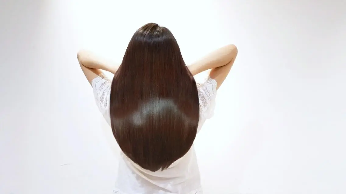 ロング パーマ 透け感カラー⭐️ EARTH高田馬場のヘアスタイル