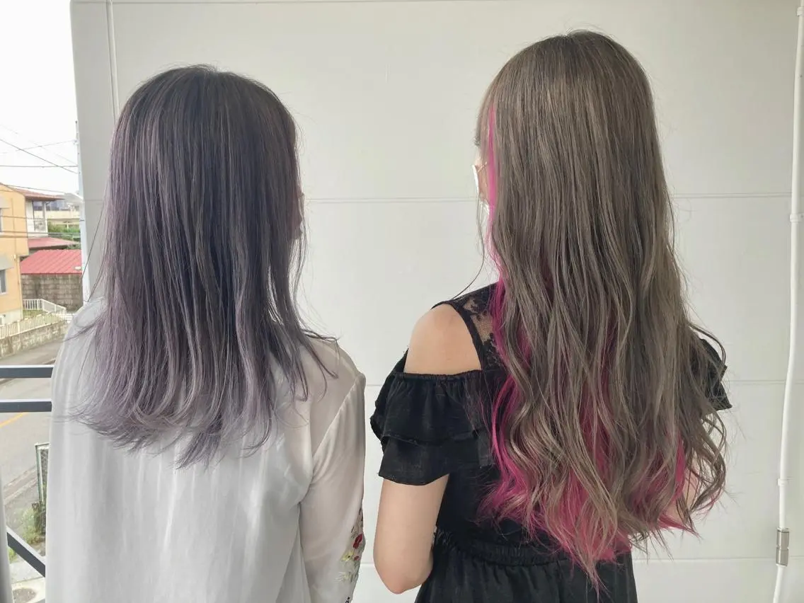 ロング タカツド ユウキのヘアスタイル