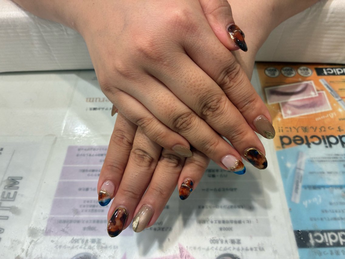 ネイル 持ち込み Hiraoka Mihiroのネイルデザイン
