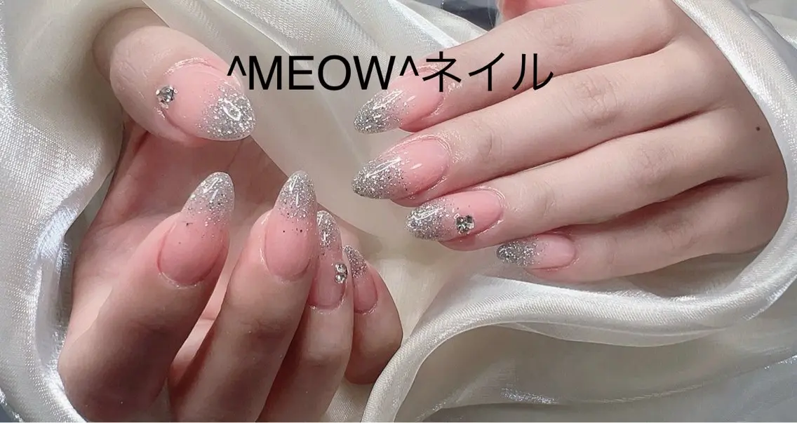 ネイル ストーンネイル ハンドネイル ^MEOW^ salonのネイルデザイン