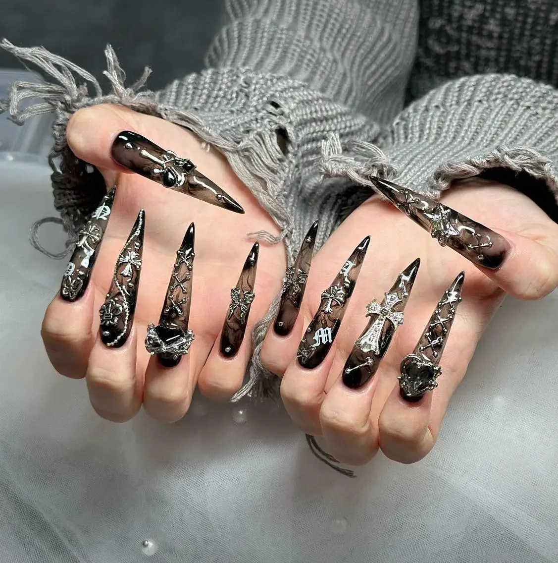 ネイル オーロラネイル チークネイル フットネイル ジェルネイル 韓国ネイル ハンドネイル neco H.babynailのネイルデザイン