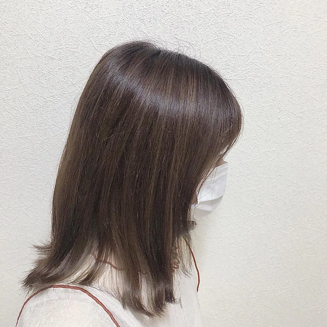 ミディアム カラー ハイライトカラー ハイライト 山本 佳奈のヘアスタイル