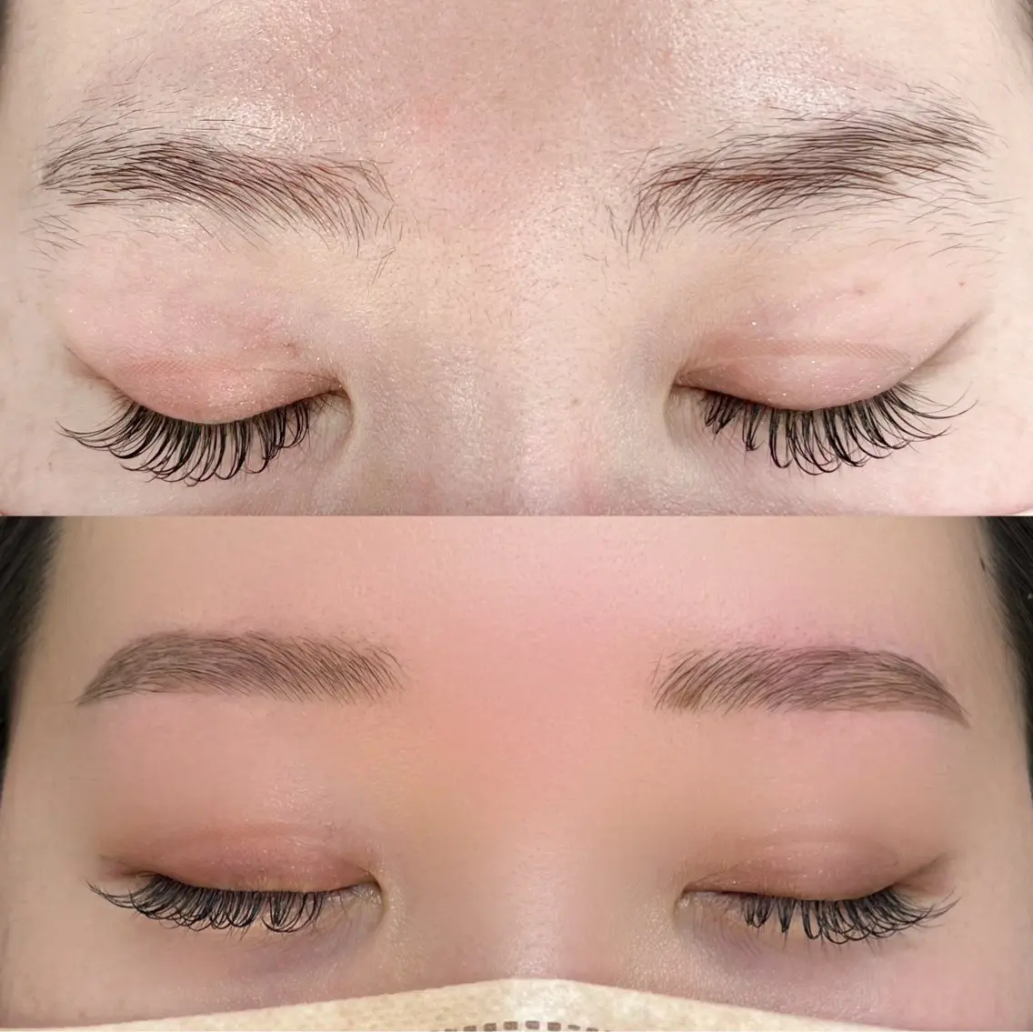 毛流れ矯正パーマ+眉周りWAX(HBL)の写真