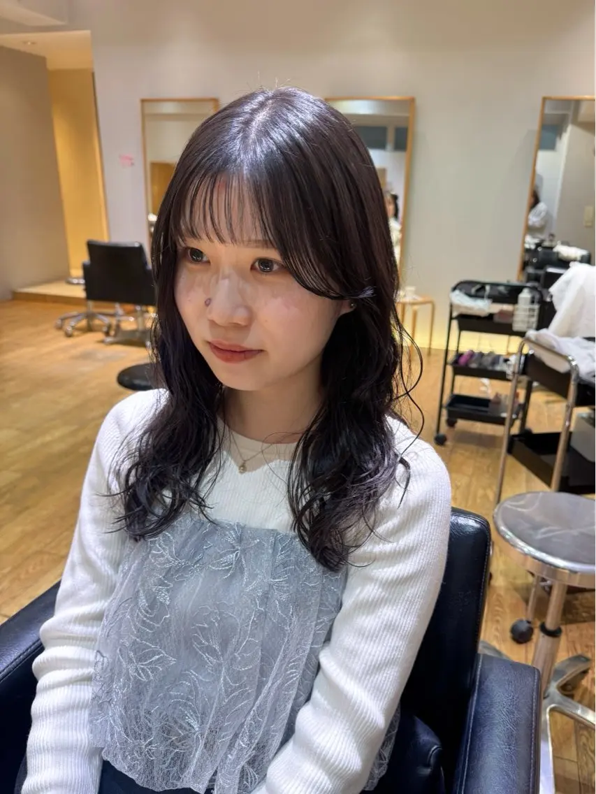 ショート カラー パーマ カット パーマ 大橋 芽衣のヘアスタイル