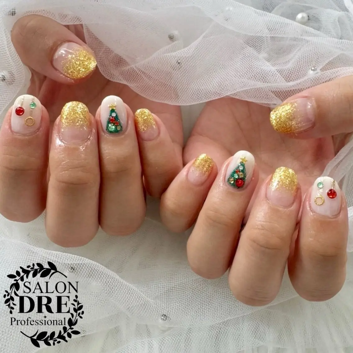 ネイル 冬ネイル クリスマス salonDRE MIYUKIのネイルデザイン