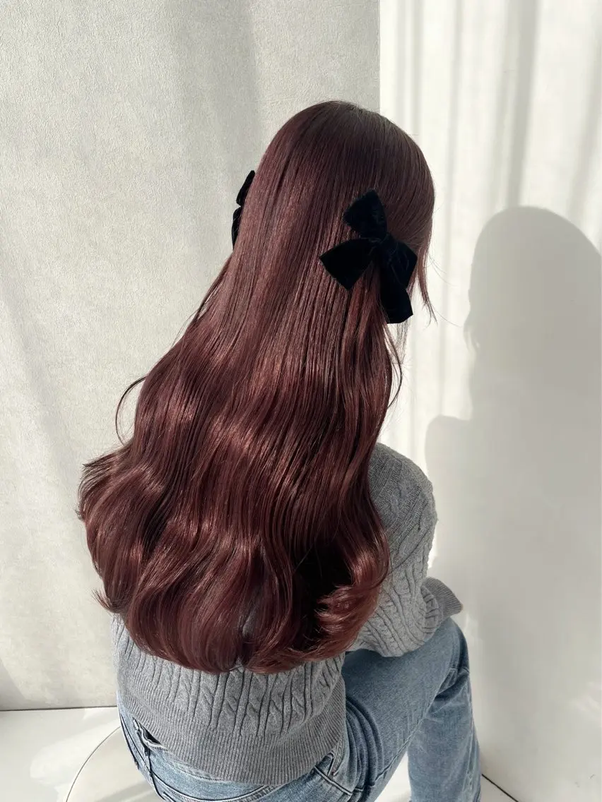 ロング 🎀無料カットモデル 🪞5cm以上いちかのヘアスタイル