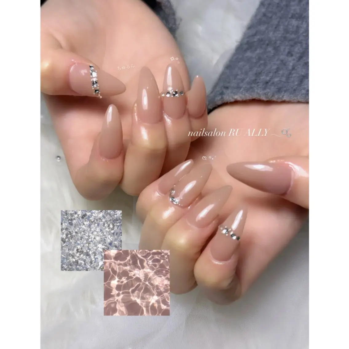 《オフ込み》 持ち込みデザイン4本アート 🎀ིྀの写真