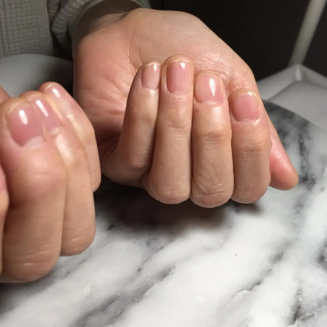 ネイル クリアネイル 佐賀 有希子のネイルデザイン