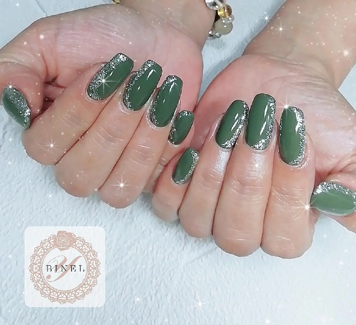 ネイル キラキラネイル ラメ(グリッター) 持ち込み ワンカラーネイル ハンドネイル Nail Salon Y.BINELのネイルデザイン