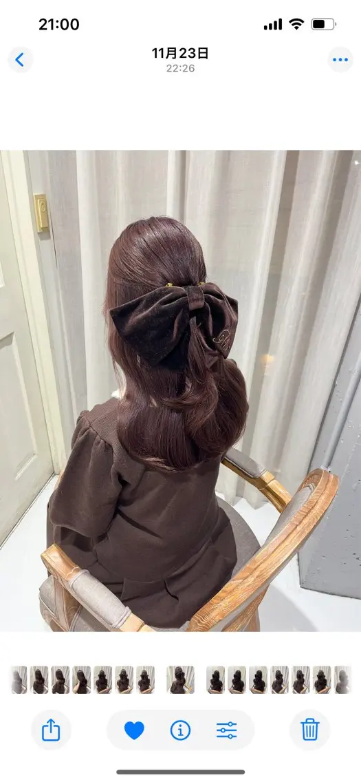 セミロング 🎀無料カットモデル 🪞5cm以上いちかのヘアスタイル