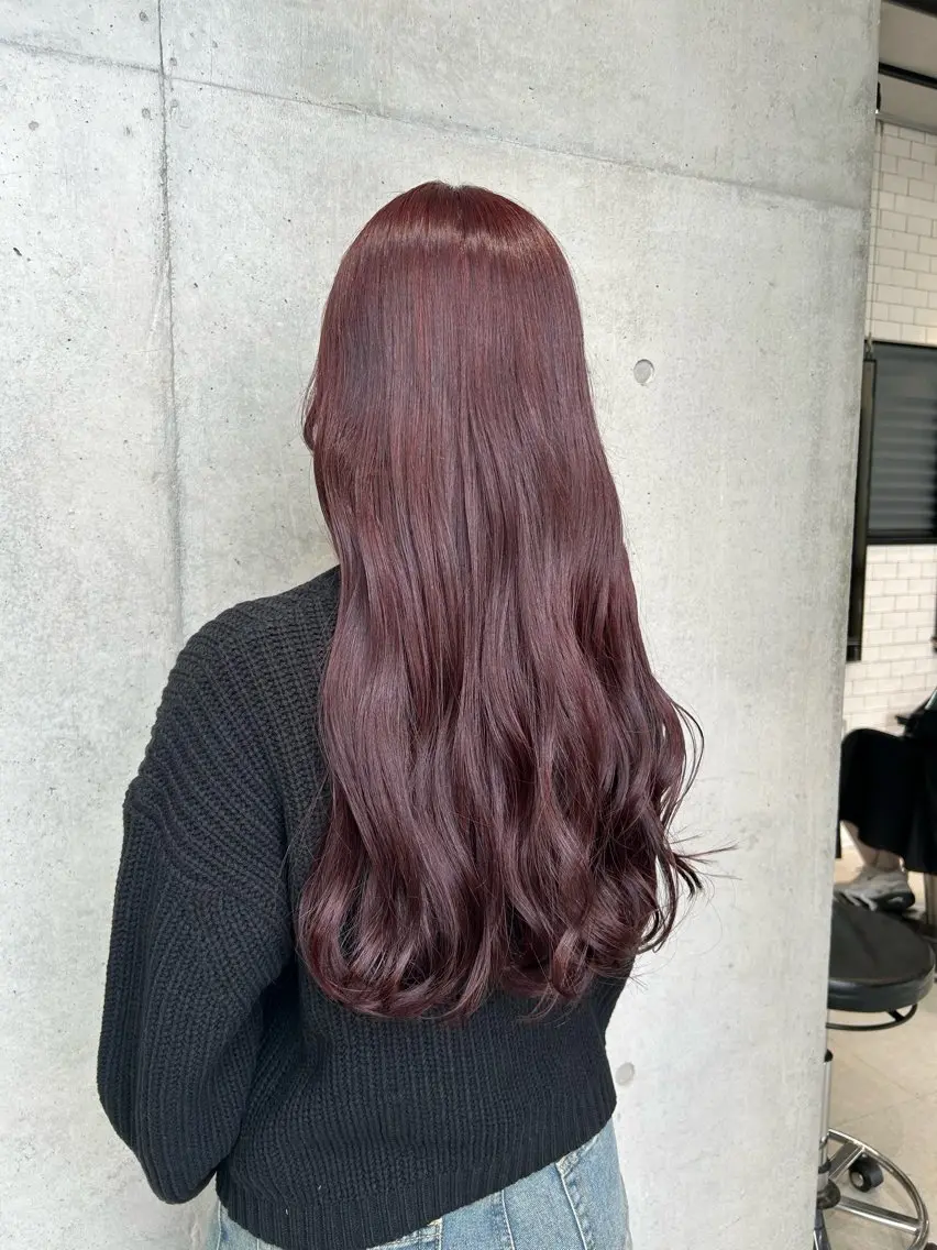 ロング カラー ヘアアレンジ カット ヘアカラー トリートメント ボブ艶モテカラー🫧 カリンのヘアスタイル