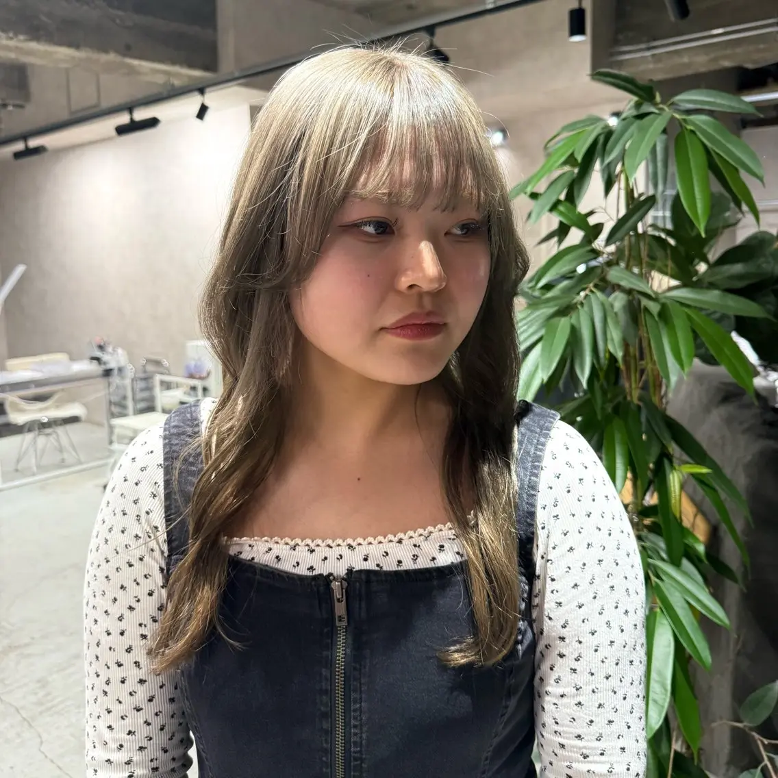ロング カラー ヘアカラー 新潟万代/暖色・ 透明感カラー/アミのヘアスタイル