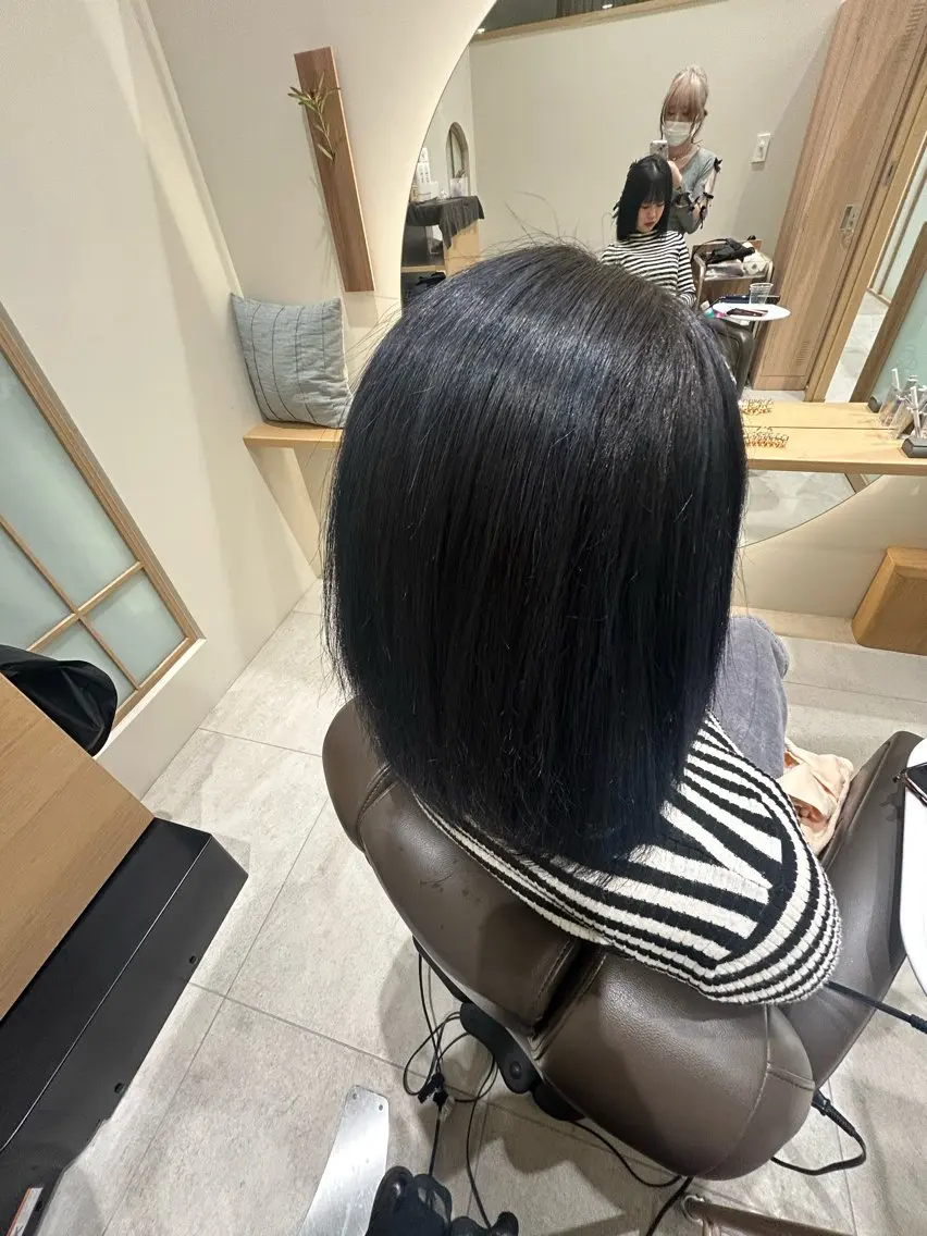 ミディアム ヘアカラー SALONECINQ 🎀miku🎀のヘアスタイル