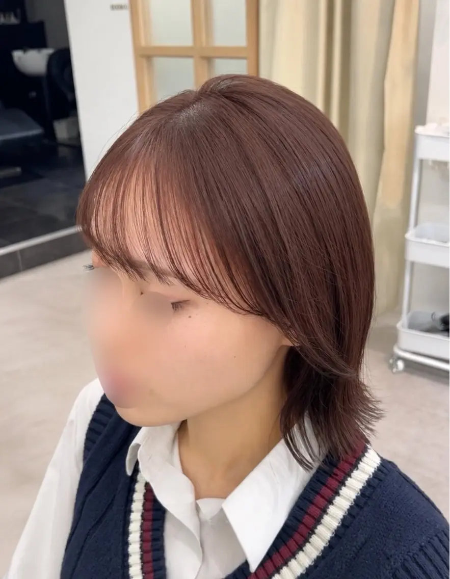 ショート カラー ヘアアレンジ ヘアカラー トリートメント 李奈🌼レイヤー/ 透明感カラーブリーチのヘアスタイル