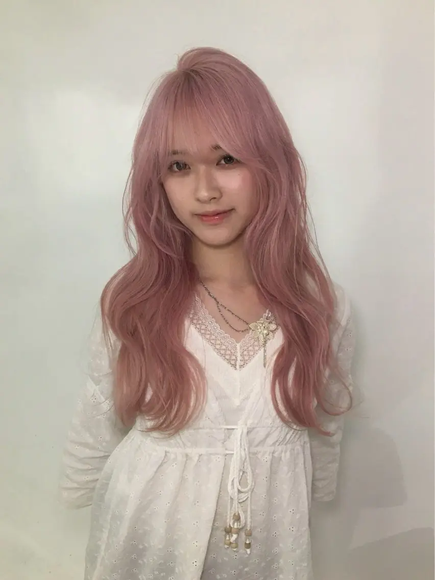 ロング カラー ヘアカラー トリートメント Hanaka🪷 ニュアンス×レイヤーのヘアスタイル
